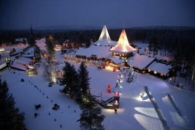 Arctic Delight - Visit to Santa's Village and snowmobiling to reindeer farm - Santa Claus Village in practice: meeting Santa and the time tradeoff