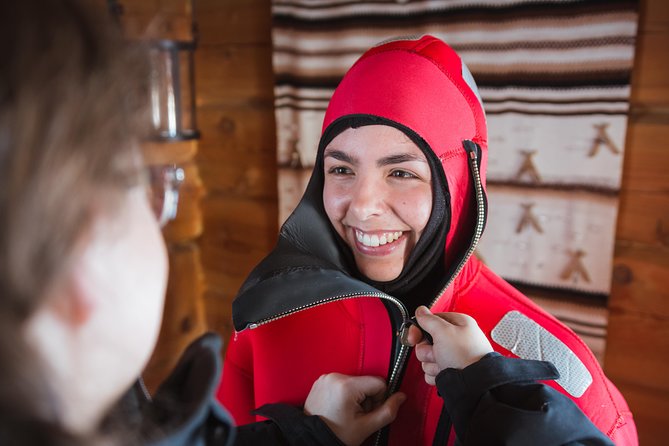 Aurora Ice Floating in Rovaniemi - Entering the Dry Suit: Warm Gear With One Big Job