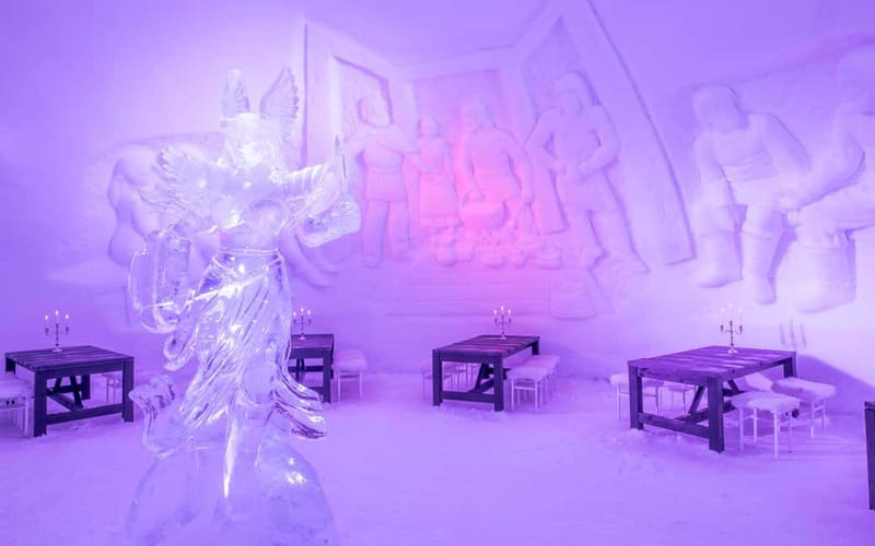 Entrance tickets to Snowman World and Snow Restaurant Dinner - The Snow Restaurant Dinner: What You’re Eating and How It Feels