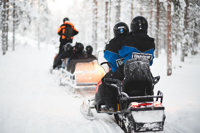 Family Snowmobile Safari from Santa Claus Village - The Ride Through Winter Forest Trails (What It Actually Feels Like)