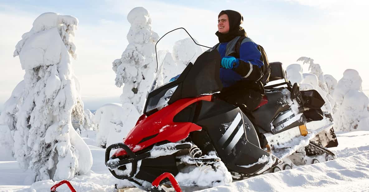 From Rovaniemi: 2-Hour Snowmobile Safari - 2.5 Hours of Arctic Adventure: Frozen Rivers, Snow Trees, and Country Trails