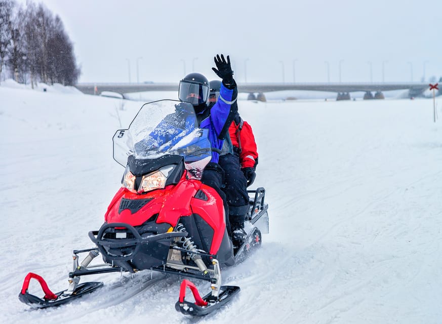 From Rovaniemi: 2-Hour Snowmobile Safari - Gear Up for Real Winter: Balaclava, Helmet, Gloves, Overalls