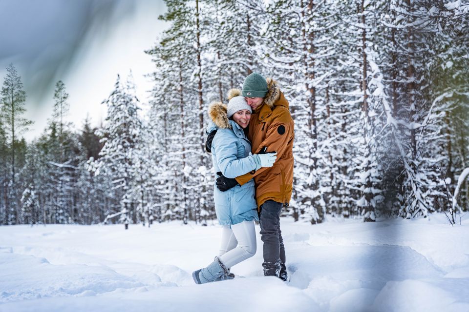 From Rovaniemi: Private Photoshoot in the Lappish Wilderness - What you’ll shoot: forest, water, and snow in one session