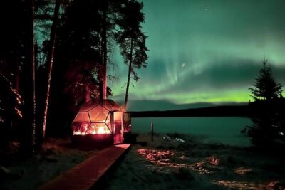 Glass Igloo Campfire Dinner under Northern Lights - The Evening Schedule: Pickup, Dinner in the Igloo, Then Frozen-Lake Snow Fun