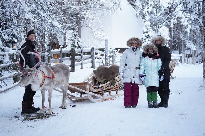 Half-Day Experience in Local reindeer farm in Lapland - The 2km Sleigh Ride Through the Snowy Forest