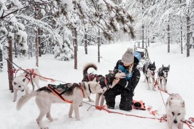Ice Fishing and Husky - Nordic Unique Travels Gear Plan: Travel Light, Stay Warm