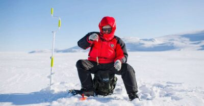 ICE FISHING experience - How you fish through the ice hole (and why patience is the whole game)