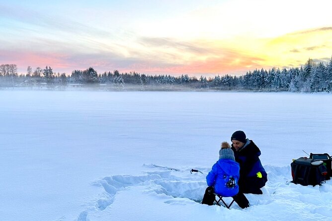 Ice Fishing with Snowmobiles - Rovaniemi Ice Fishing by Snowmobile: What You’re Really Buying