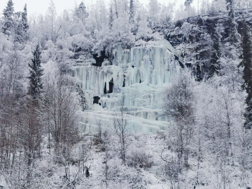 Korouoma Canyon Frozen Waterfalls Hike & Private Teepee BBQ - The 2.5-Hour Guided Hike Through Frozen Ice Formations
