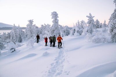 Lapland Winter Experience - The Snowshoe Hike: From Rolling Powder to Deeper Drifts