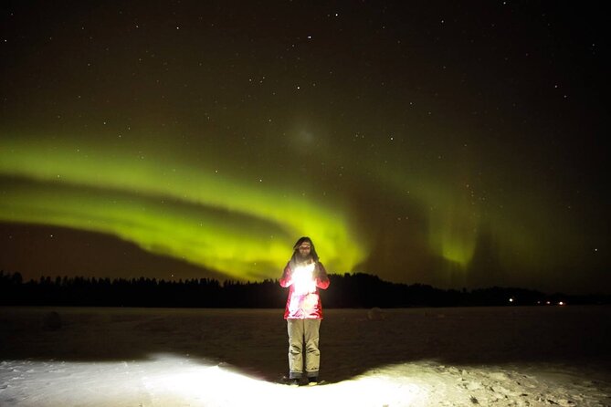 Northern lights hunting photo tour with bbq; small groups - Cloudy nights: how to decide if the tour is your best bet