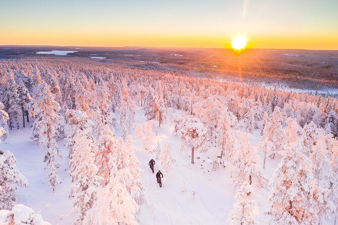 Private Electric Fat Bike Winter Tour in Rovaniemi - The ride back down: fun trails, then warm reset