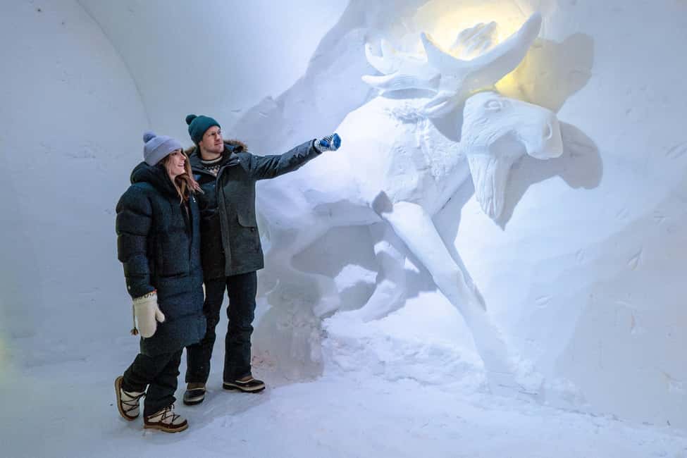 Rovaniemi: Arctic Snow Hotel Tour - Free time (1.5 hours): Ice Bar drinks, ice chairs, and sledding