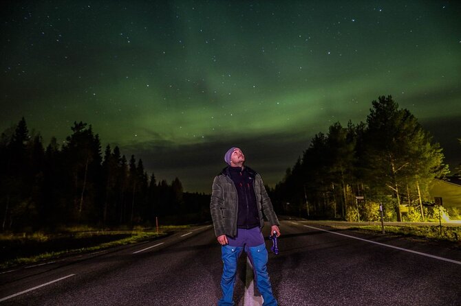 Rovaniemi AURORA PASS: 3-5 Days Unlimited Northern Lights chasing Pass - Night 1: first contact with the countryside and the “we’ll go where the sky is” plan