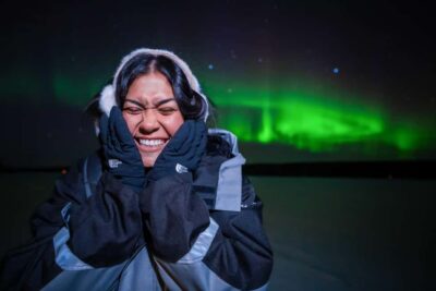 Rovaniemi: Discover the Northern Lights Photography Tour - The Pickup and the First Secret Photo Stop (45-Minute Walk)