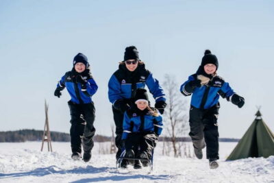 Rovaniemi: Full-Day Snow and Fun Activities - Getting to the wilderness: pickups at Korkalonkatu 32 and Napapiiri I (E75)