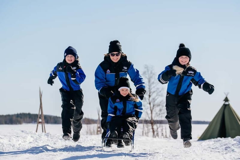 Rovaniemi: Full-Day Snow and Fun Activities - Getting to the wilderness: pickups at Korkalonkatu 32 and Napapiiri I (E75)
