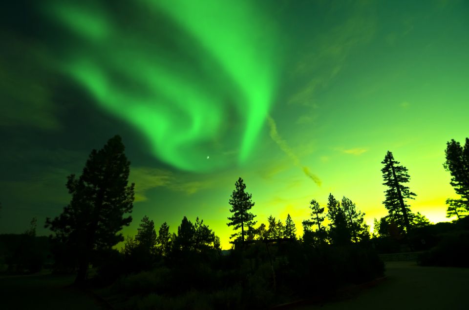 Rovaniemi: Guided Northern Lights Tour - Photography reality check: green eyes vs camera color
