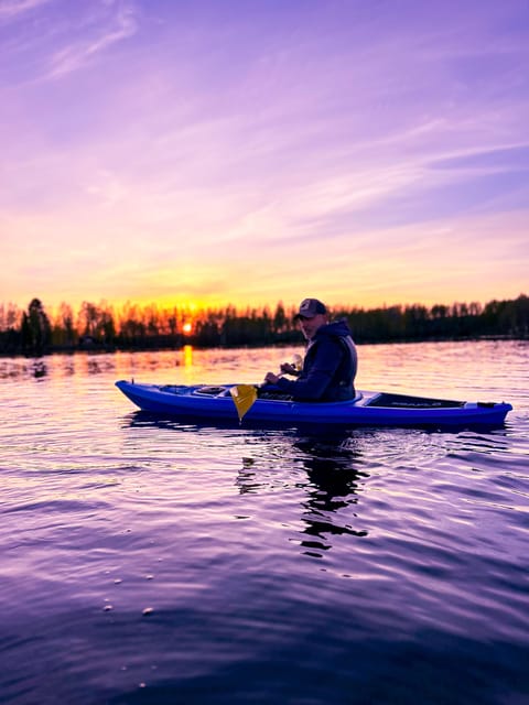 Rovaniemi: Guided Wilderness Kayaking Adventure - Wildlife Spotting and Arctic Summer Skies (Yes, the Sky Can Surprise You)
