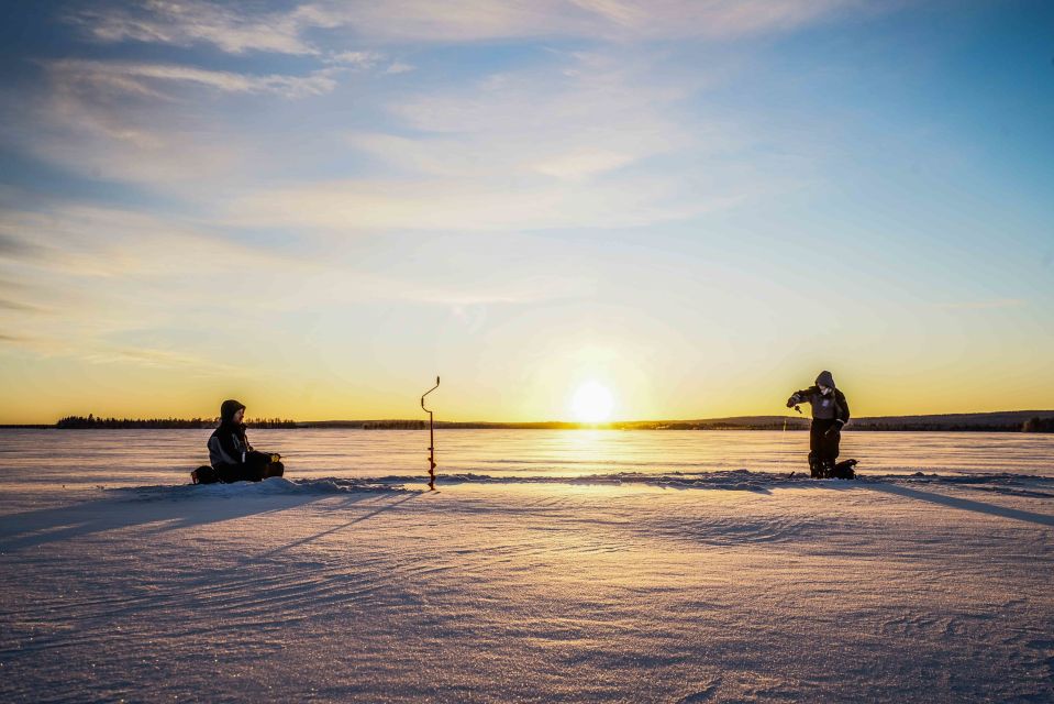 Rovaniemi: Ice Fishing on a Frozen Lake with BBQ and Photos - Rovaniemi pickup to the frozen lake: short, simple, and timed right