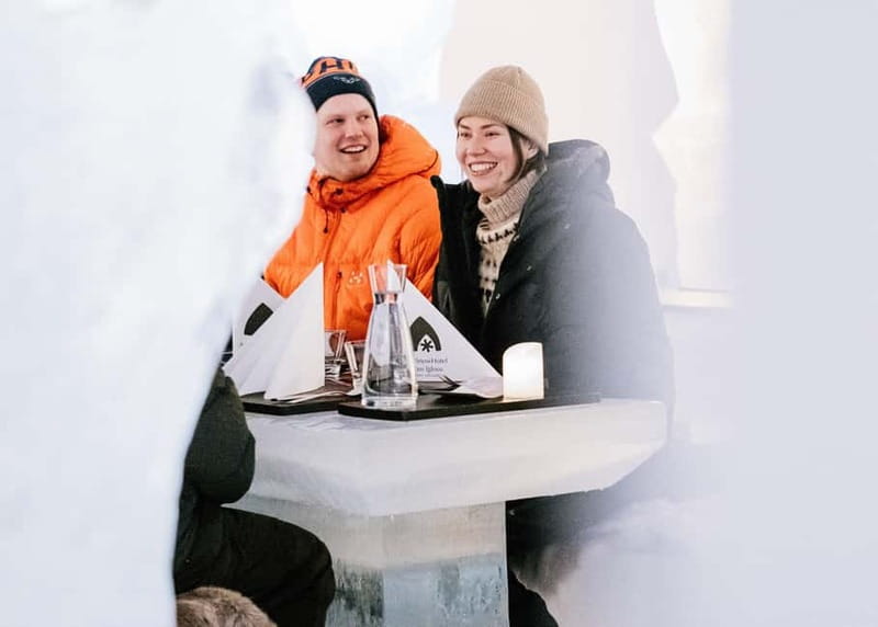 Rovaniemi: Ice Restaurant Dinner with Snow Sauna & jacuzzi - Price and value: what about $318 per person makes sense