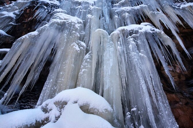 Rovaniemi: Korouoma Canyon & Frozen Waterfalls Tour with BBQ - Korouoma Canyon: why the frozen waterfalls look unreal