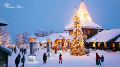 Rovaniemi: Meet Santa Claus, Reindeer Sleigh Ride & Huskies - Pickup by van: smooth logistics from many Rovaniemi hotels