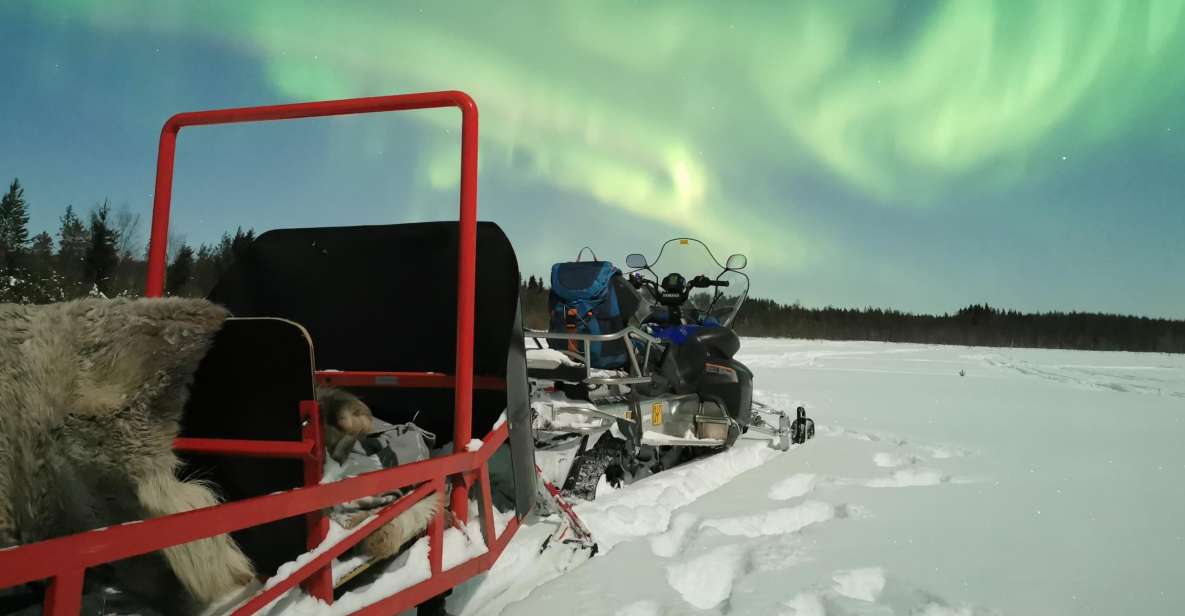 Rovaniemi: Northern Lights Sledge Ride - Northern Lights hunting with a sleigh, not a bus stop