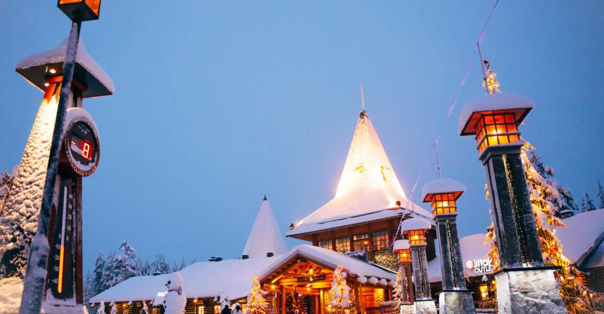 Rovaniemi: Santa’s Village & Snowmobiling to Reindeer Farm - Santa’s Village in Rovaniemi: meeting Father Christmas without losing the whole day