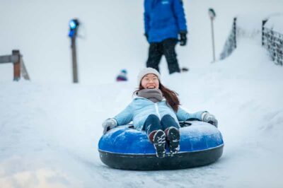 Rovaniemi: Snowman World Entrance Ticket - The snow playground: slides, ice rink, and the snowy labyrinth
