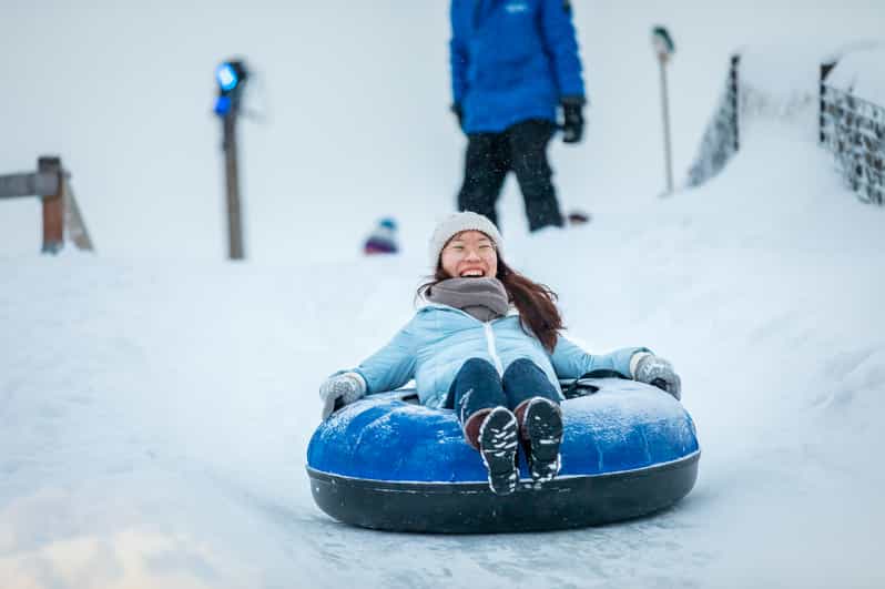 Rovaniemi: Snowman World Entrance Ticket - The snow playground: slides, ice rink, and the snowy labyrinth