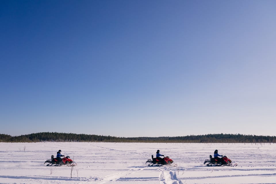 Rovaniemi: Snowmobile Safari into the Wilderness - Pine forests, frozen marshlands, and the parts that feel fast