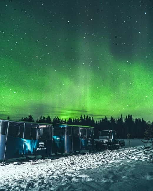 Rovaniemi: Snowtrain to Northern Lights Camp - Northern Lights Chances: Clear Skies Win, Clouds Still Get You Something