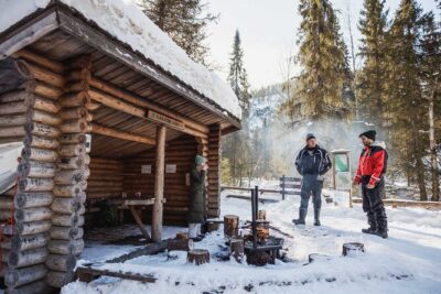 Rovaniemi - Visit to The Frozen Waterfalls of Korouoma - Stop 1: Korouoma Canyon and the ice trail walk