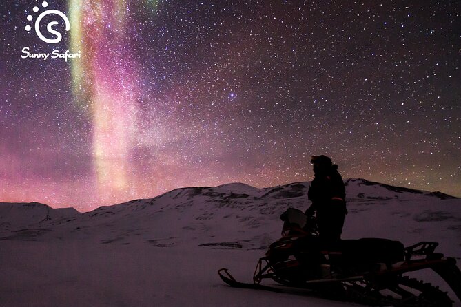 Searching Aurora with Snowmobile - Northern Lights on wheels: what the night feels like