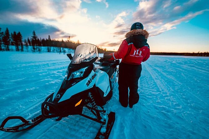 Snowmobile and Ice Fishing Experience - Start day right: kitting up and meeting your guides