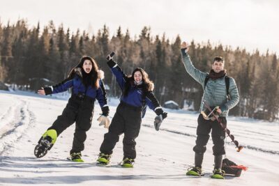 Snowshoeing and Ice Fishing Tour - Snowshoeing in Lapland: Learning Footwork Before the Lake