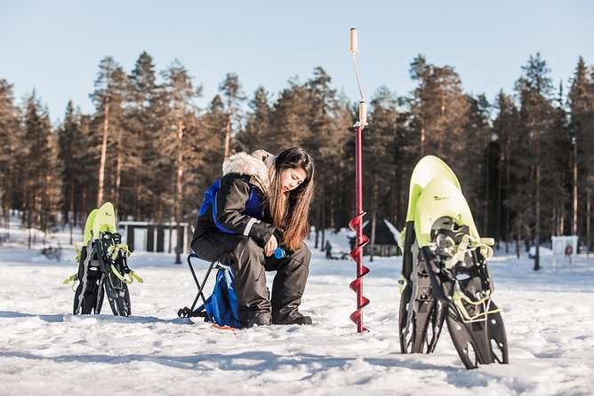 Snowshoeing and Ice Fishing Tour - Fire, Finnish Snacks, and Cooking Over an Open Flame